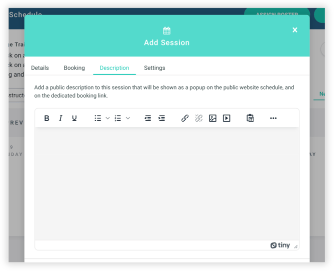 AddSessionDescriptionTab