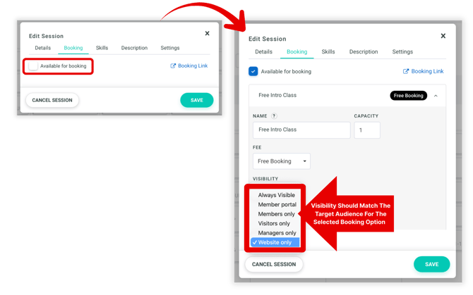 BookingOptionVisibility