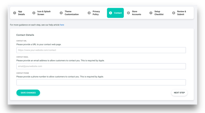 BusinessContactDetails