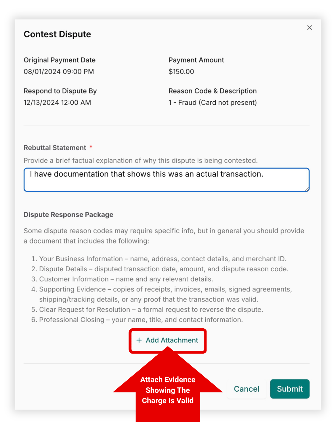 Handling Disputes with Gymdesk Payments