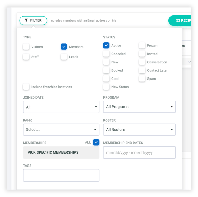 EmailMessagingFilters