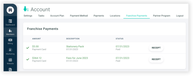 FranchiseInvoices