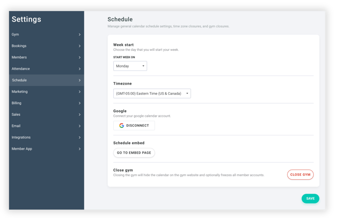 GymScheduleSettings