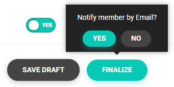 finalize