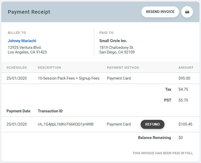 invoice