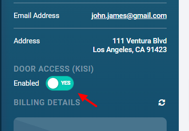 kisi-member-access
