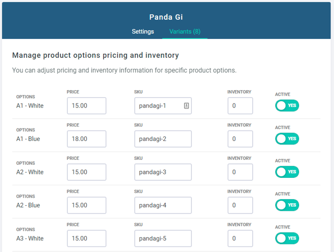 product-variants