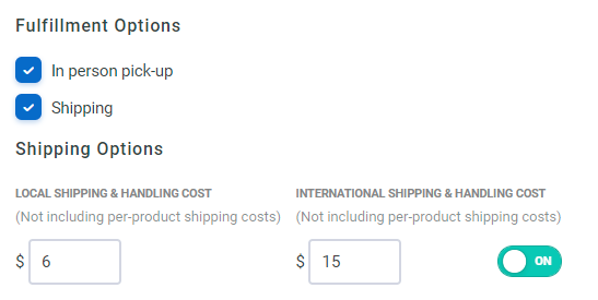 shipping