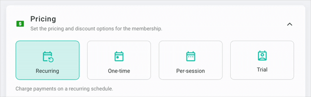 MembershipPricingOptions