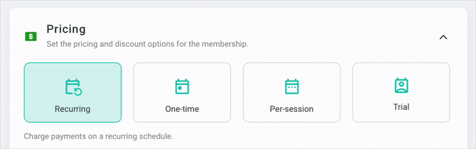 MembershipPricingOptions