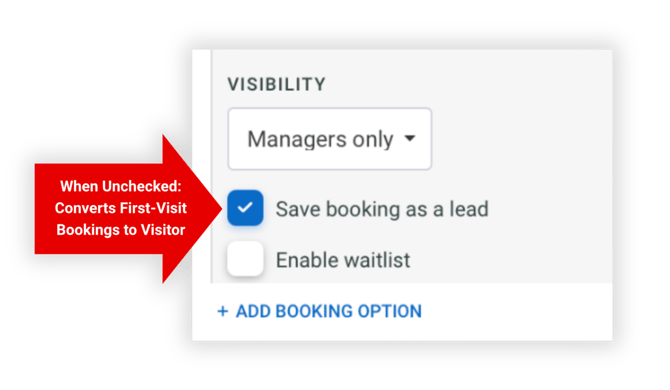 SaveBookingAsLEAD