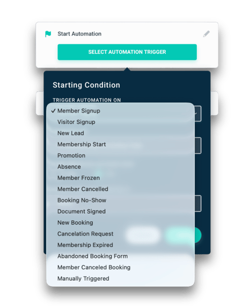 Select Automation Trigger