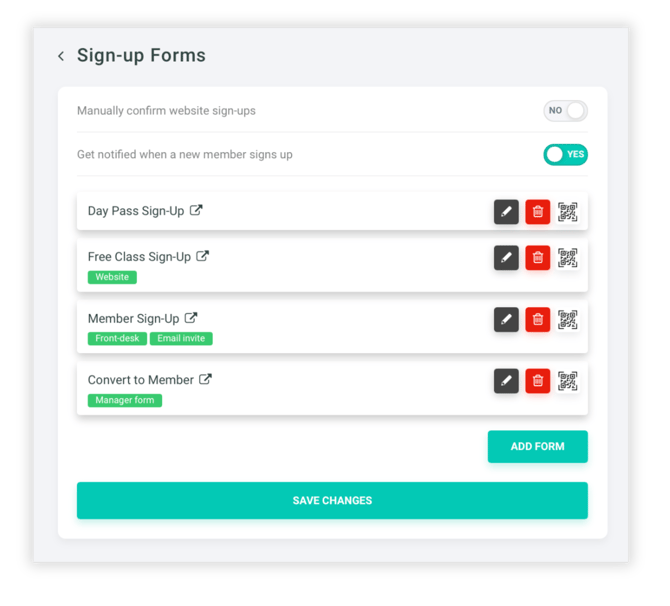 SignUpForms