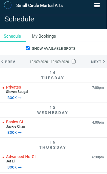 booking-member-portal