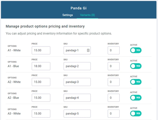 product-variants